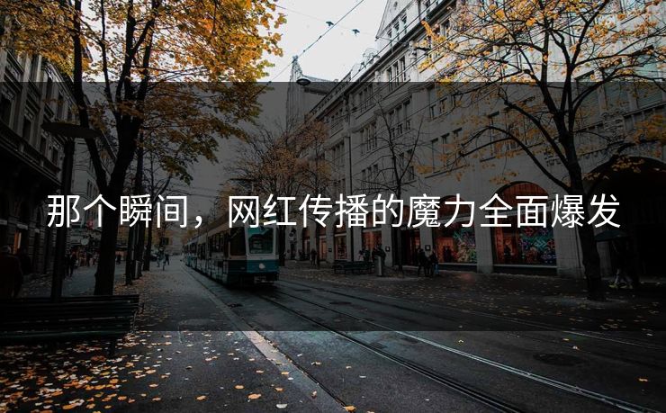 那个瞬间,网红传播的魔力全面爆发 那个瞬间,网红传播的魔力全面爆发